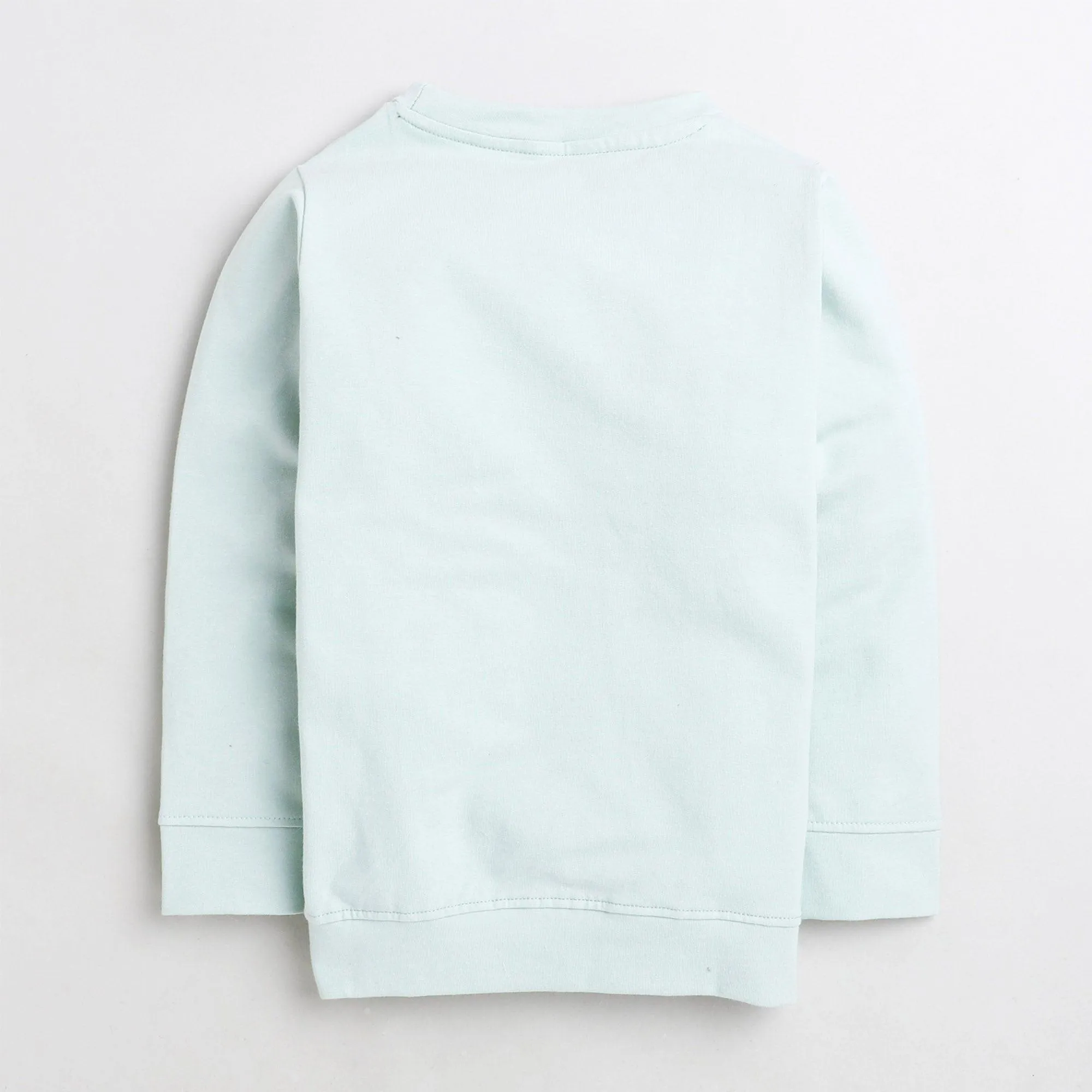 Polka Tots Full Sleeve Sweatshirt Fantastic - Mint